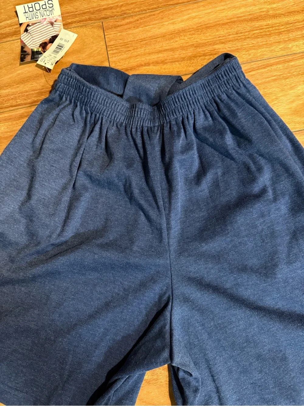 Vintage Women’s Navy Tie-Waist Shorts size M new with tag JACLYN SMITH. SPORT